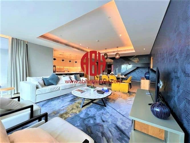 HUGE 4BDR + MAID DUPLEX TOWNHOUSE | PRIVATE GARAGE | BURJ KHALIFA VIEW