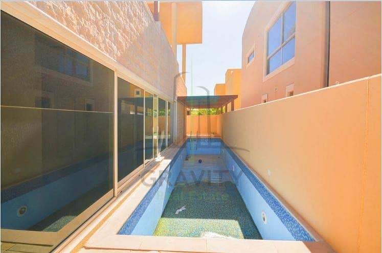 Luxurious 5br villa + pool in Al Raha Gardens