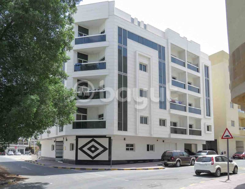 Apartments for annual rent in Al Nuaimia, one room and a hall, with balcony, large area, great location.