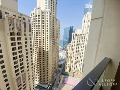 1 Bedroom Apartment for Rent in Jumeirah Beach Residence (JBR), Dubai - One Bedroom | Vacant Now | Unfurnished