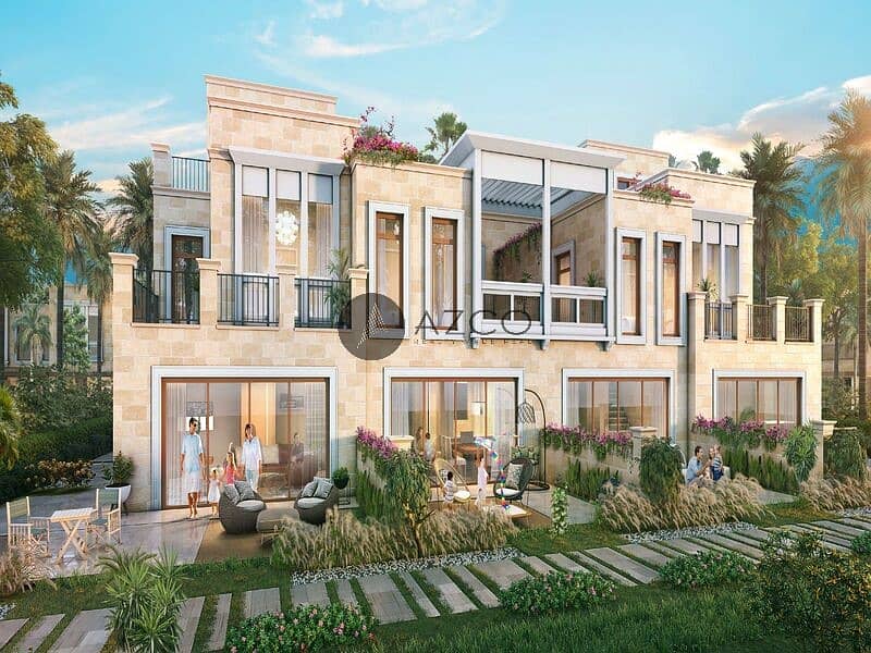 位于大马士革湖住宅，马耳他别墅 5 卧室的联排别墅 2563000 AED - 6436663