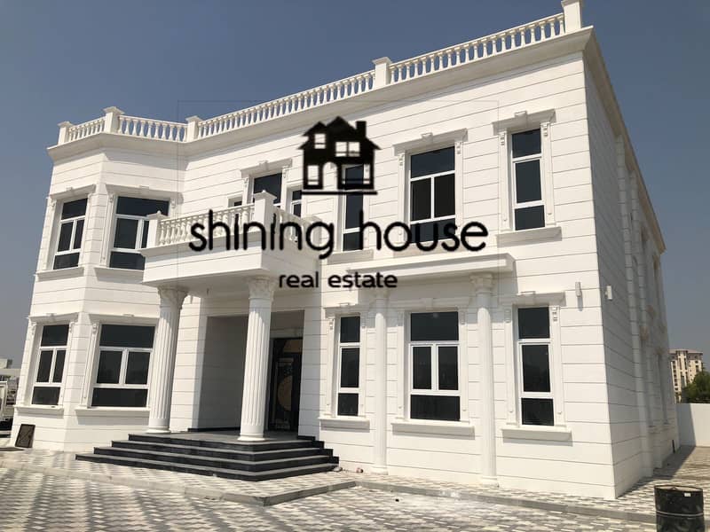 For sale residential villa vib Khalifa City A on a corner and a public street