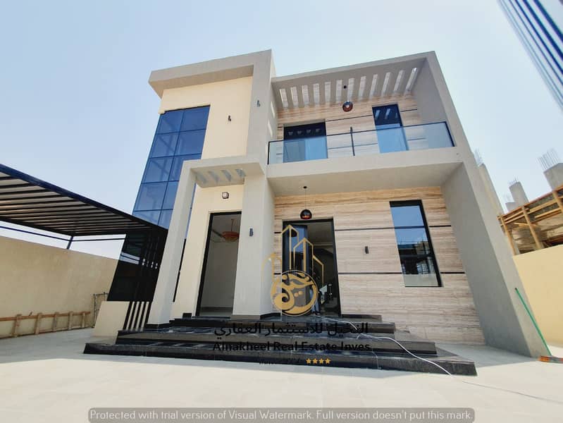 European style villa, super deluxe finishing, in the best residential locations, directly, freehold