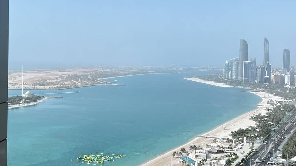 1 Month free No Chillers Sea view 2 bed in Iconic Tower Corniche