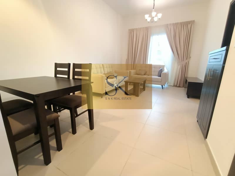 Furnished 1br _ Brand new building _ With All amenities _ just 68k