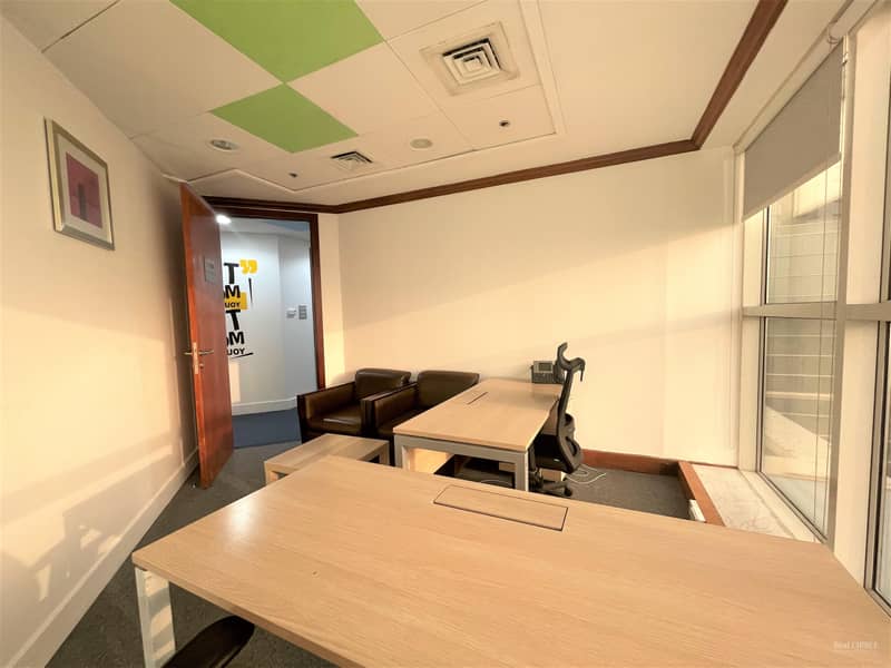 Free Wifi Chiller and Dewa | Fully Furnished Office