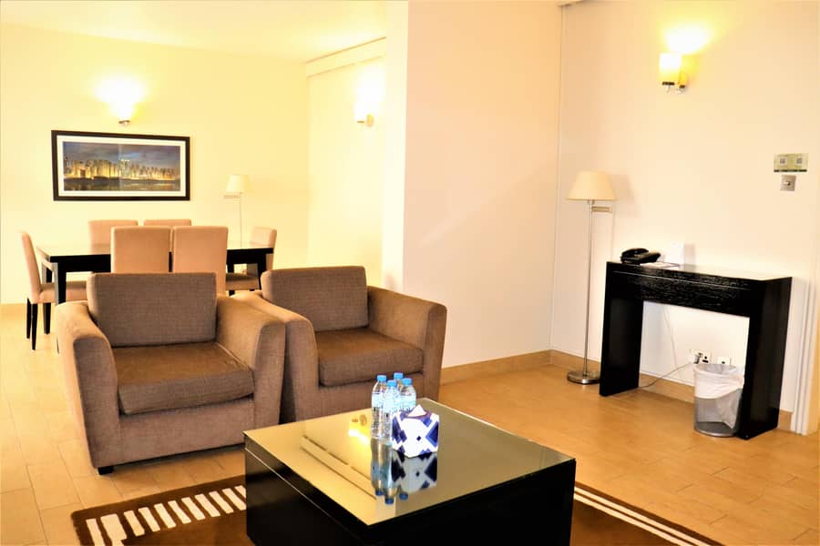 3BR Furnished Hotel Apartment | Near Metro Station