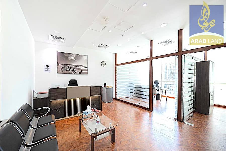 Semi-Fitted Office | Glass Partition | Canal View