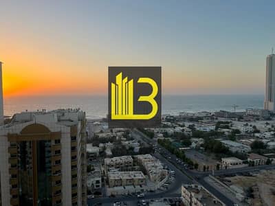 3 Bedroom Apartment for Rent in Al Sawan, Ajman - Super Deal !!! 3 Bedroom Full Sea View with Maid room  and Parking  for Rent in Ajman One Towers