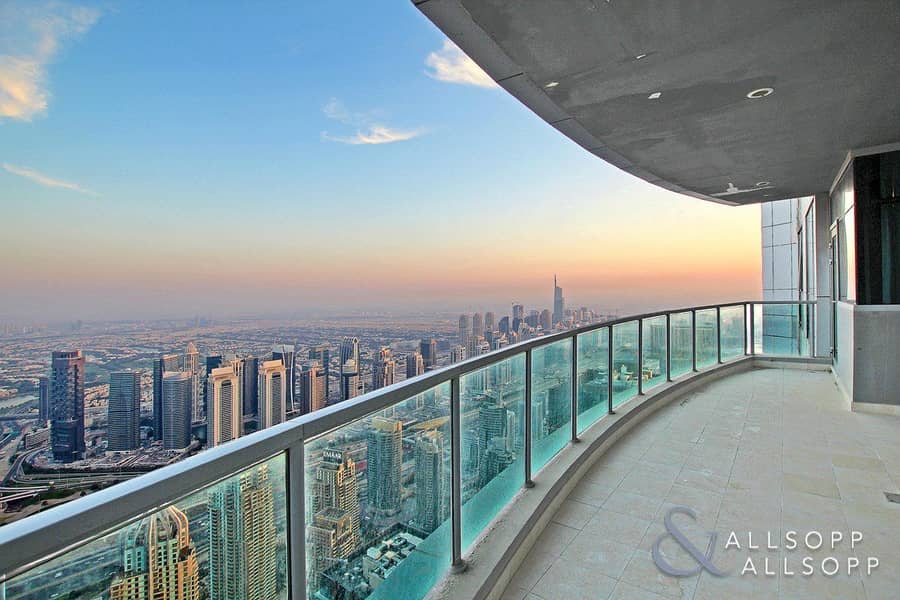 位于迪拜码头，火炬大厦 3 卧室的顶楼公寓 4000000 AED - 6449492
