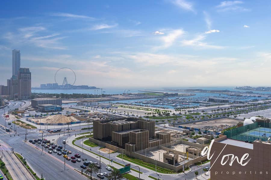 位于迪拜码头，海洋塔楼 3 卧室的公寓 175000 AED - 6448592