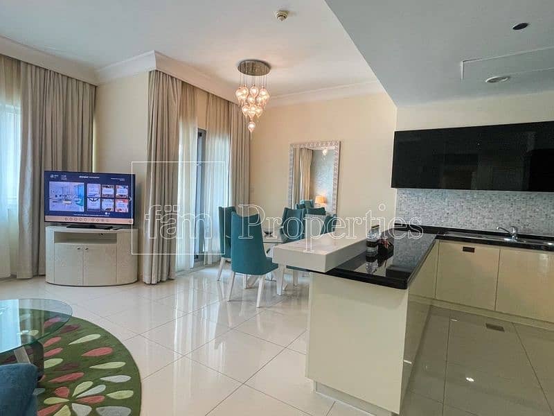 位于迪拜市中心，招牌酒店式公寓 2 卧室的公寓 1700000 AED - 6441371