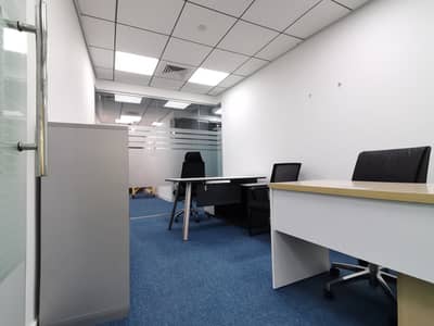 Office for Rent in Deira, Dubai - FULLY FURNISHED & SERVICED EXECUTIVE OFFICE WITH EJARI & FREE DEWA, FREE INTERNET, FREE CHILLER