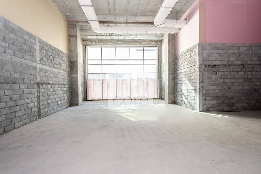 Spacious shell and core retail available Spacious shell and core retail available