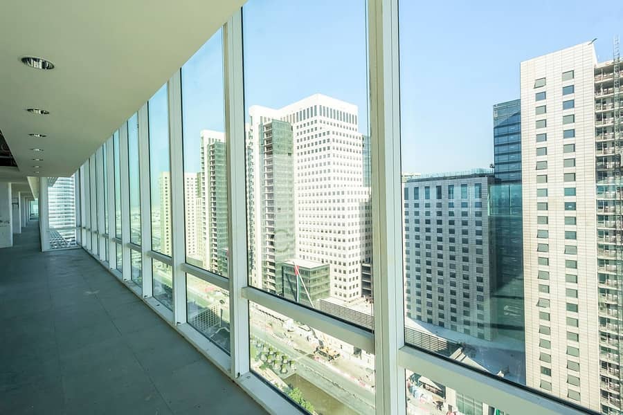 Spacious shell and core office available Spacious shell and core office available