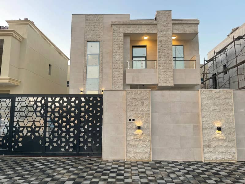 Villa for sale in the corner of two streets, a very special location, the price includes registration and ownership fees, opposite Rahmaniyah Sharjah,