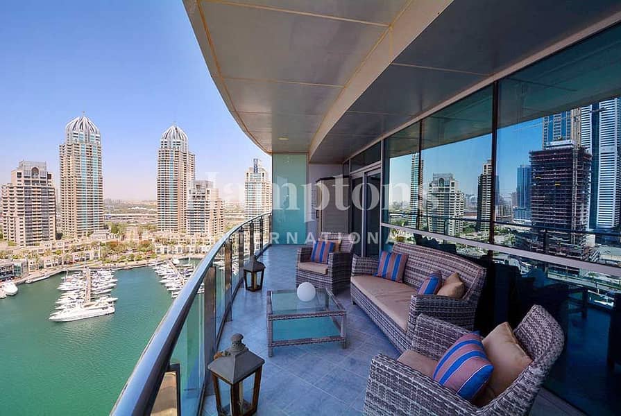 Large 1BR | Furnished | Marina View