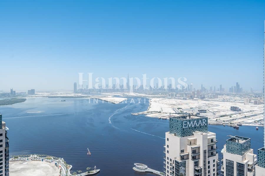 位于迪拜溪港，海港景观公寓大楼，海港景观2号大楼 3 卧室的顶楼公寓 6300000 AED - 6091621