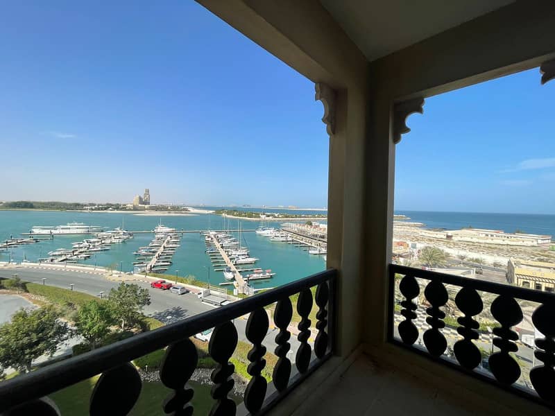 Lagoon view Large 3 bed+maid I Marina D Al Hamra