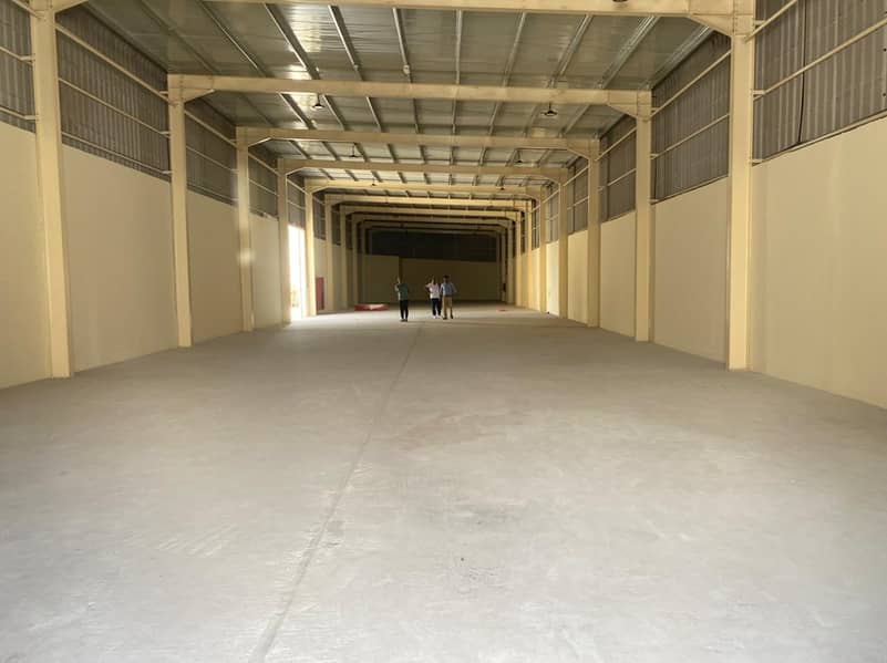 10000 sqft warehouse with 100 kw electricity for rent.