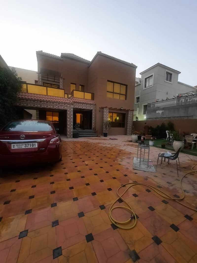 5 YEARS OLD  VILLA 5 MASTER BEDROOMS HALL MAJLIS WITH MAID ROOM AL RAWDA */*