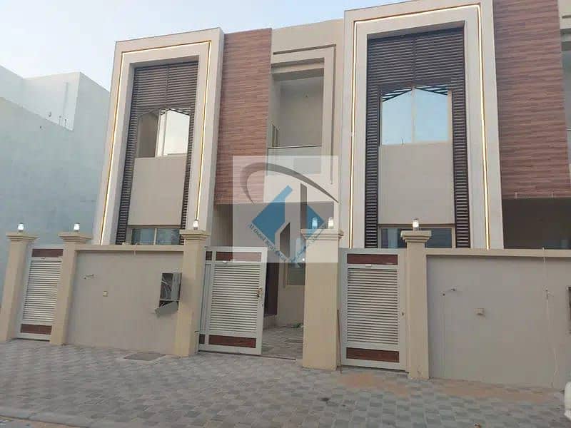 Villa for sale in Ajman on an asphalt street and close to all services with the possibility of bank financing for 25 years