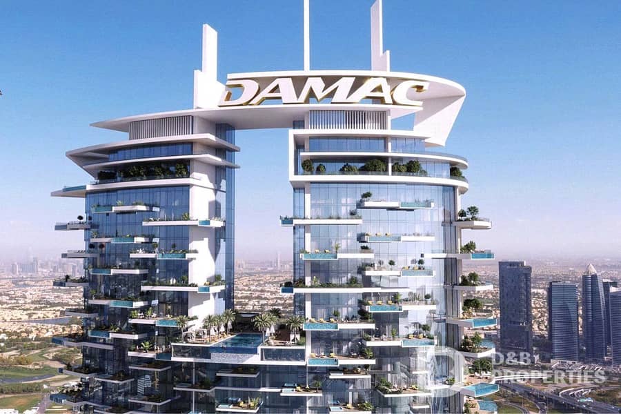 位于迪拜码头，卡瓦利大厦 2 卧室的顶楼公寓 12000000 AED - 6459608