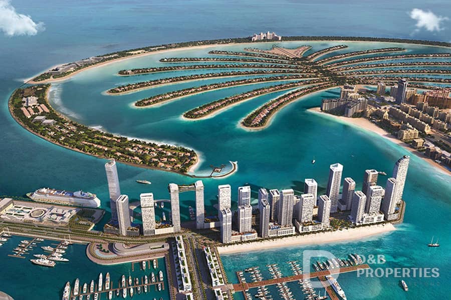 位于迪拜港，艾玛尔海滨社区，碧海蓝天塔楼，碧海蓝天1号塔楼 2 卧室的公寓 4500000 AED - 5282158