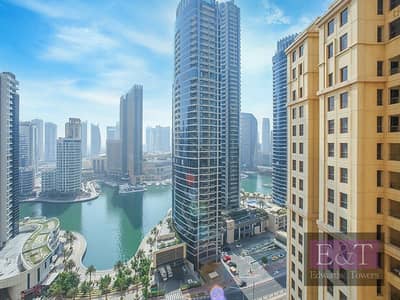 2 Bedroom Apartment for Sale in Jumeirah Beach Residence (JBR), Dubai - Marina View | 2 Bedroom | High Floor | Vacant