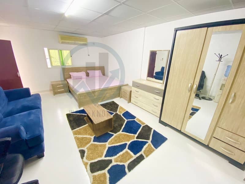 2400 Monthly !! Most Economical Furnished Studio | Near Market| in Khalifa City A.