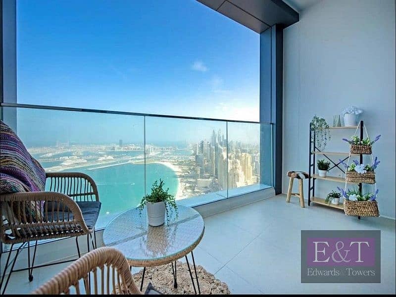 Furnished | Breathtaking Sea View | High Floor