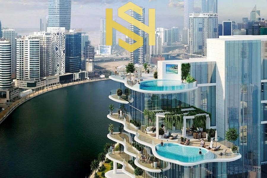 位于商业湾，绮丽塔 1 卧室的公寓 1400000 AED - 6463869