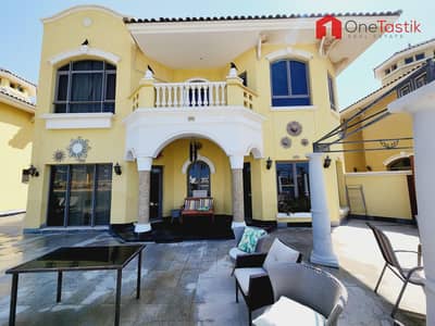 5 Bedroom Villa for Rent in Palm Jumeirah, Dubai - FullyFurnished | Private Beach & Swimming Pool