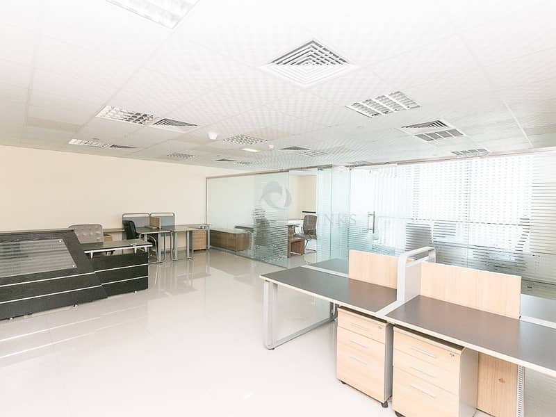 Partitioned Fitted Small Office for Rent
