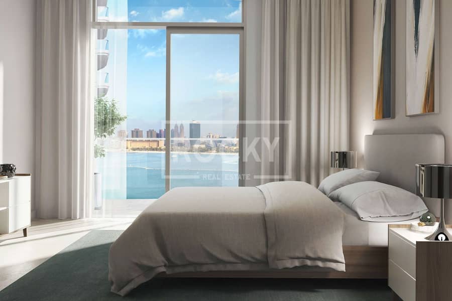 位于迪拜港，艾玛尔海滨社区，皇宫海滩公寓 1 卧室的公寓 2557650 AED - 6471285