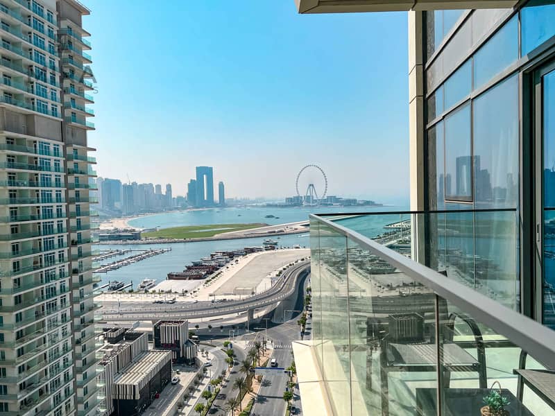 位于迪拜港，艾玛尔海滨社区，海滩风光公寓小区 1 卧室的公寓 10800 AED - 6471805