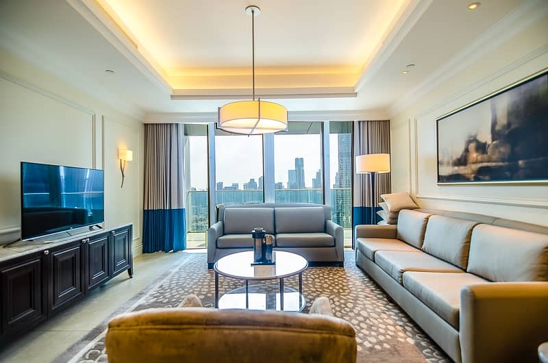 位于迪拜市中心，谦恭大道酒店 2 卧室的公寓 355000 AED - 6471807