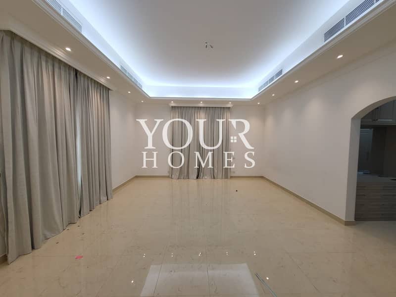 EM | Exclusive villa, corner plot, 5 bedrooms with service block in al Barsha south 1.320k