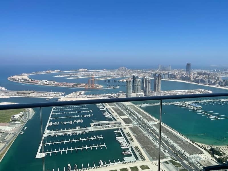 位于迪拜码头，达马克塔楼 3 卧室的顶楼公寓 8500000 AED - 6472357