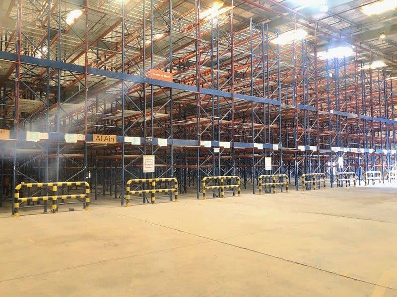 Large Storage Warehouse With Full Racking System