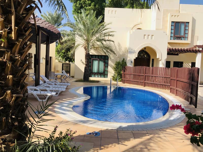 4BR Duplex Villa in Compound+Shared Pool in Al Jahily