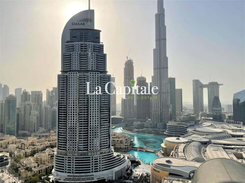 Vacant Now || Full Burj Khalifa & Fountain view