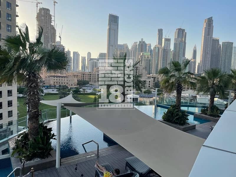 Over 20% ROI | Burj & Park view | High-end | Vacant