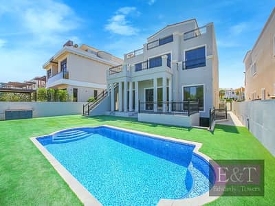 7 Bedroom Villa for Rent in Jumeirah Golf Estates, Dubai - 7 Bedrooms | Huge Basement | Vacant | Private Pool