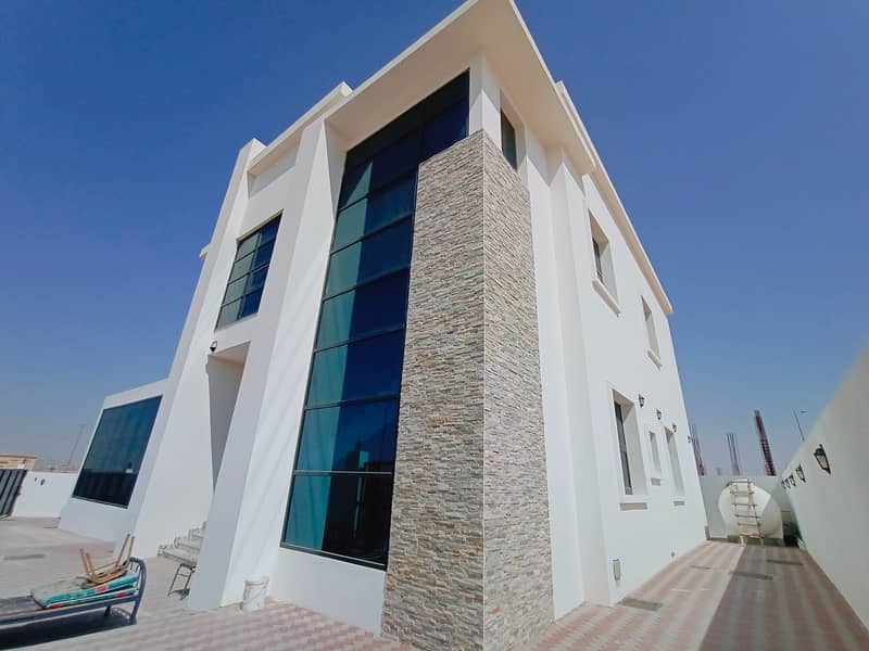 Luxurious brand new 7 bedroom villa for rent. just 150k in 1 payment in tilal City sharjah