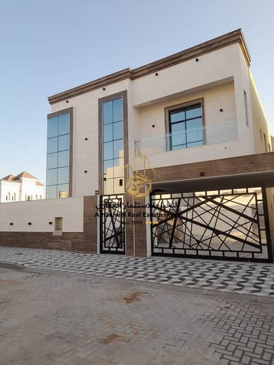 5 Bedroom Villa for Sale in Al Alia, Ajman - For sale, new villa with exquisite design, attractive stone facades and unique personal finishes.