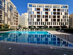Brand new Spacious Semi furnish  Two bedroom  Apartment available with Made room +Pool View