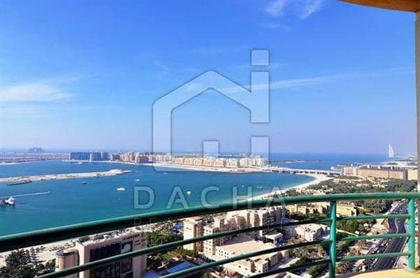 Large 3 bd on a high floor sea view in Marina Crown