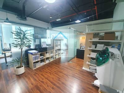 Office for Sale in Business Bay, Dubai - Fully Fitted Office with Glass Partitions @ Business bay