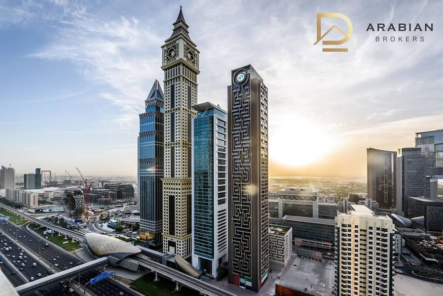 High Floor| Fully Fitted Office| Burjkhalifa & DIFC Views